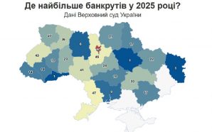 Скільки людей оголосили себе банкрутами на Івано-Франківщині у 2025 році