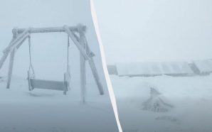 На горі Піп Іван намело до півметра снігу