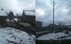 Через негоду без світла лишились вісім населених пунктів на Прикарпатті